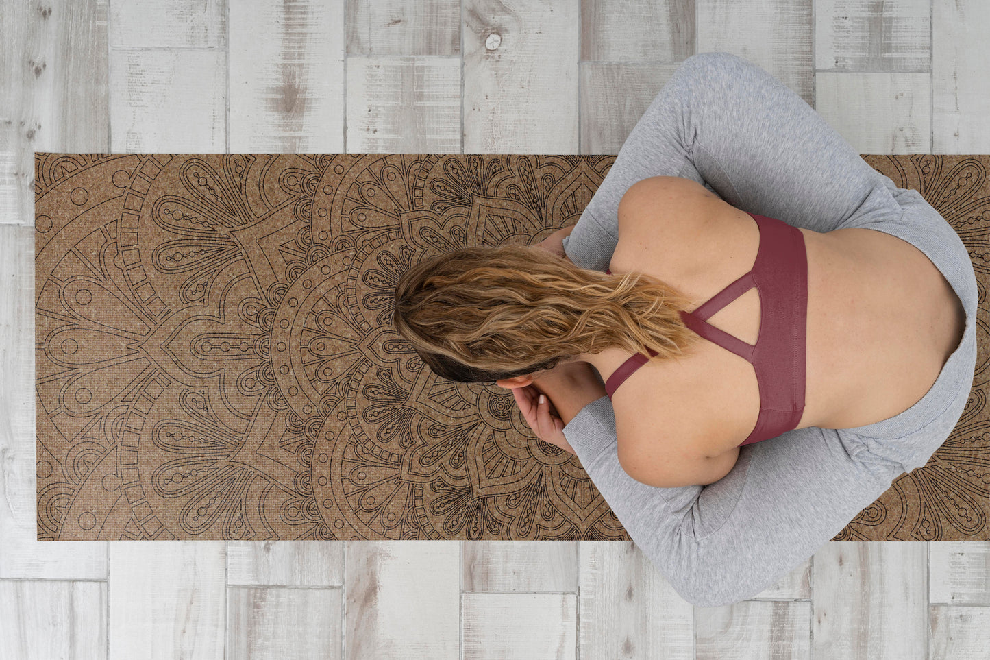 MANDALA CORK YOGA MAT