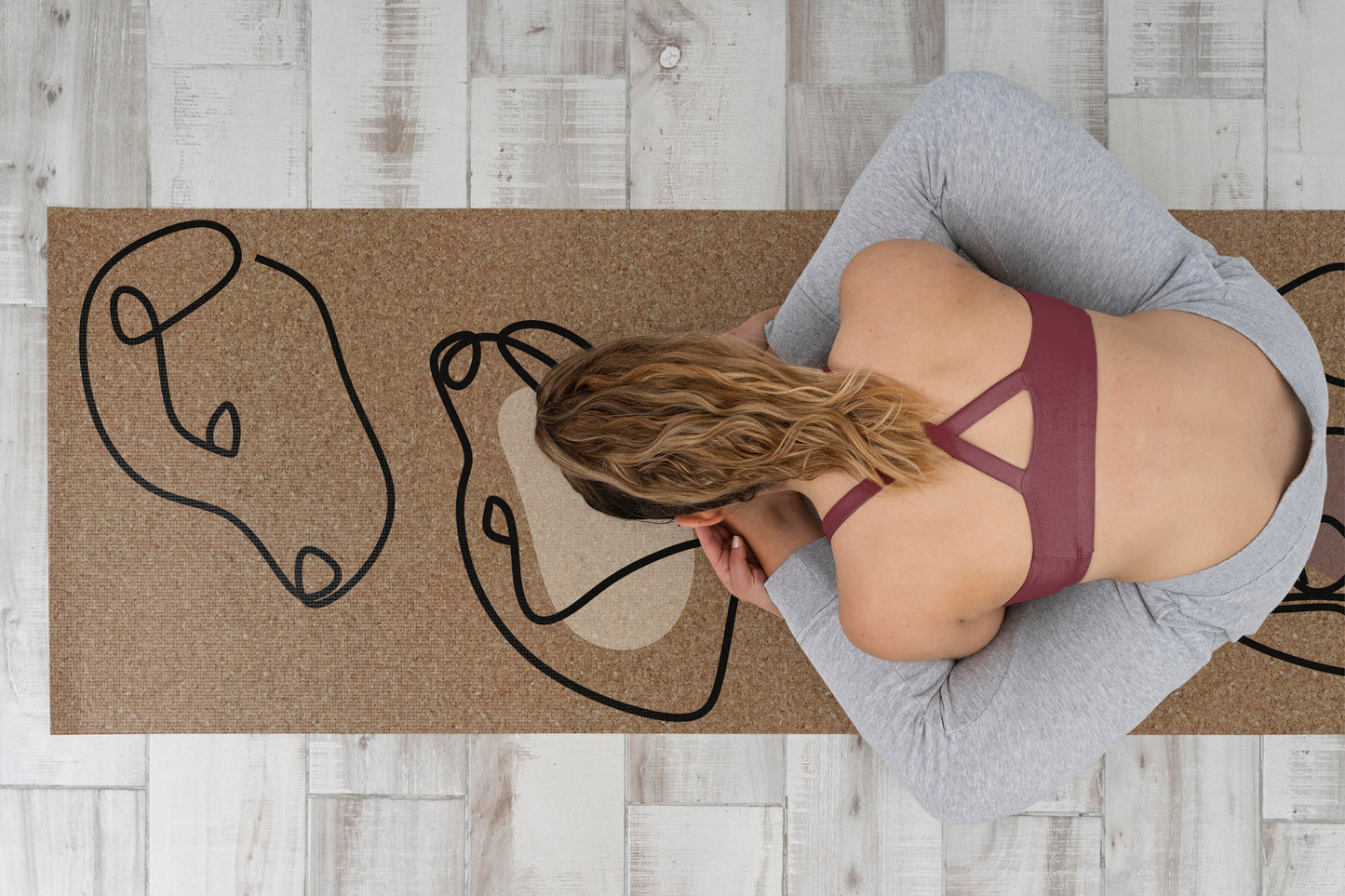 DOG CORK YOGA MAT