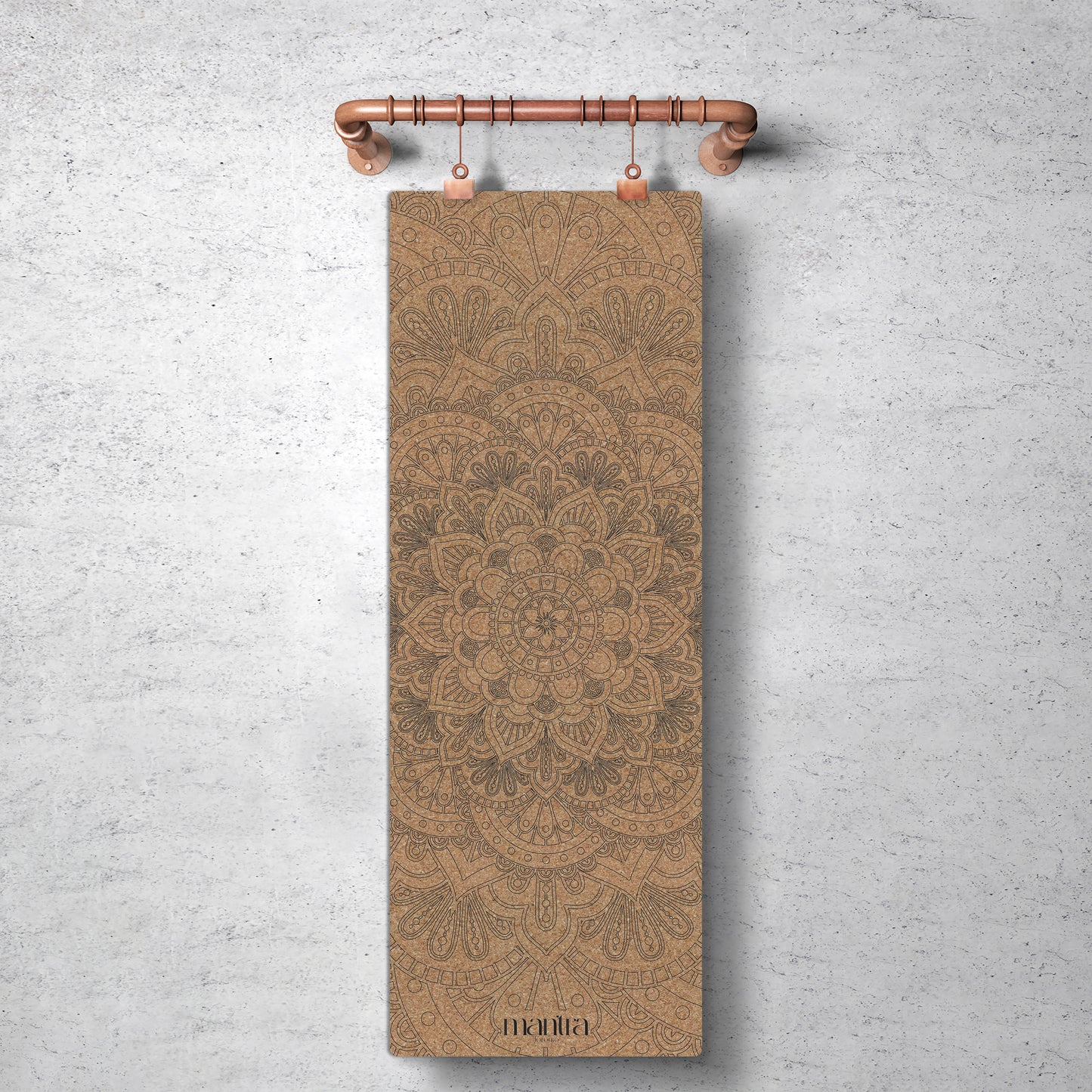 MANDALA CORK YOGA MAT