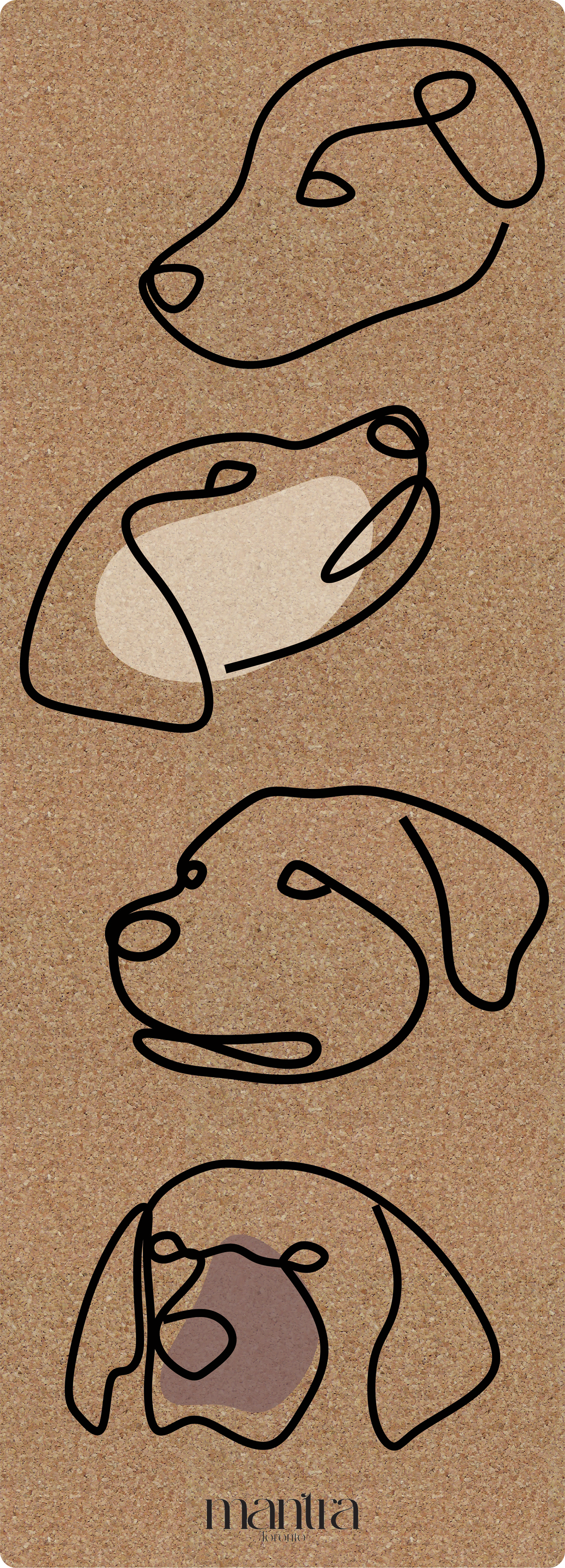 DOG CORK YOGA MAT