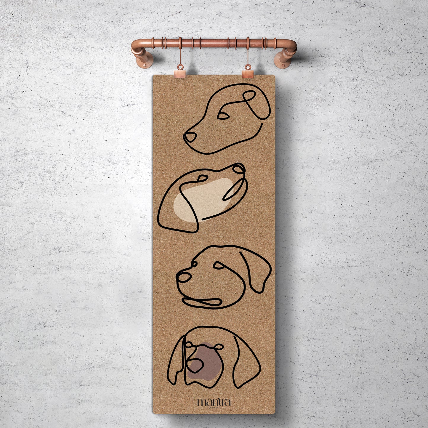 DOG CORK YOGA MAT