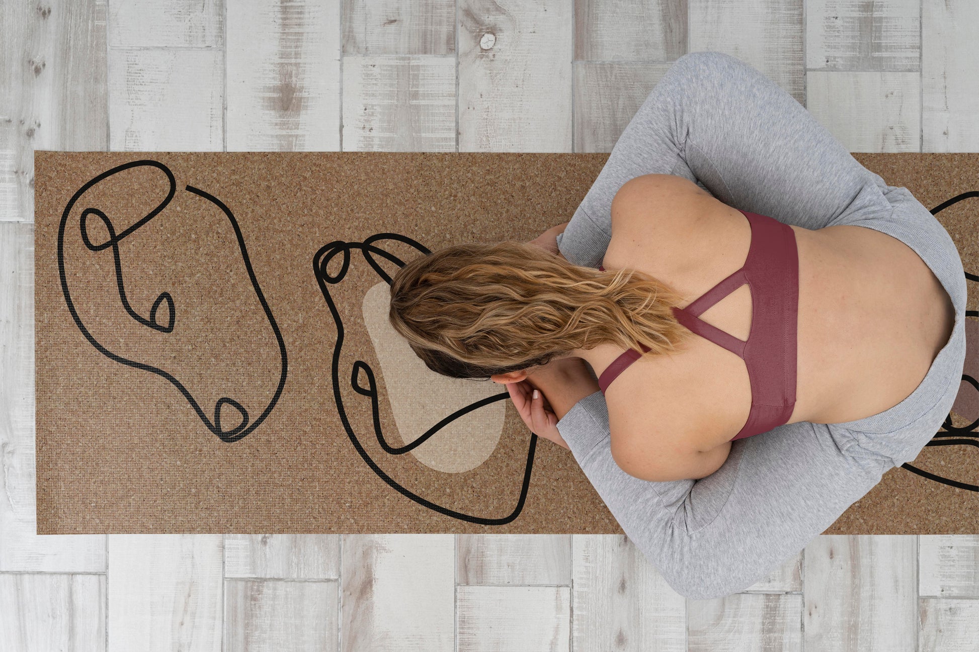 DOG CORK YOGA MAT