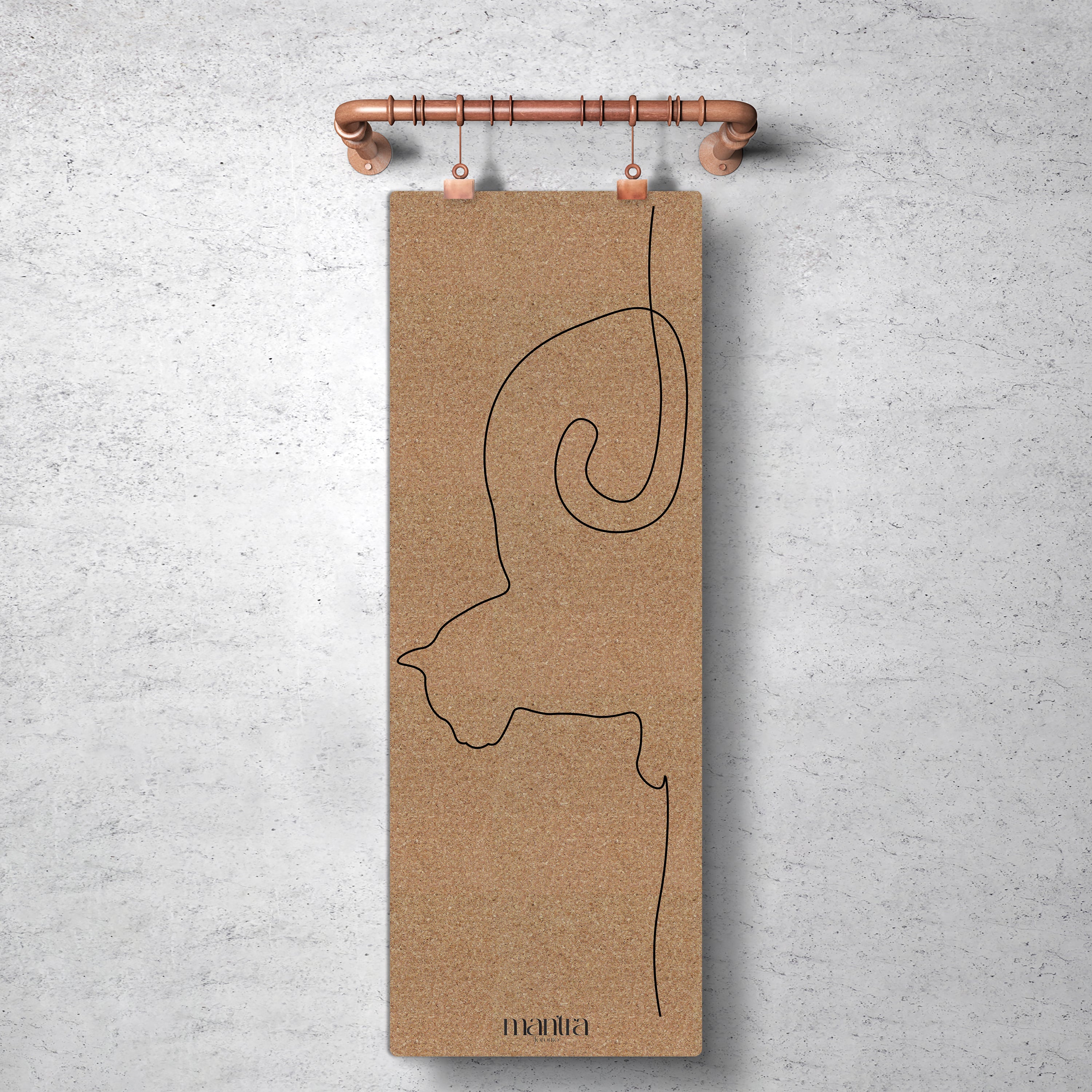 CAT CORK YOGA MAT