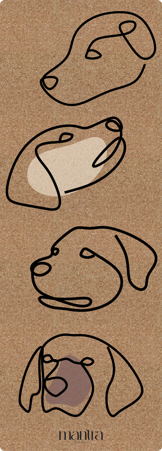 DOG CORK YOGA MAT