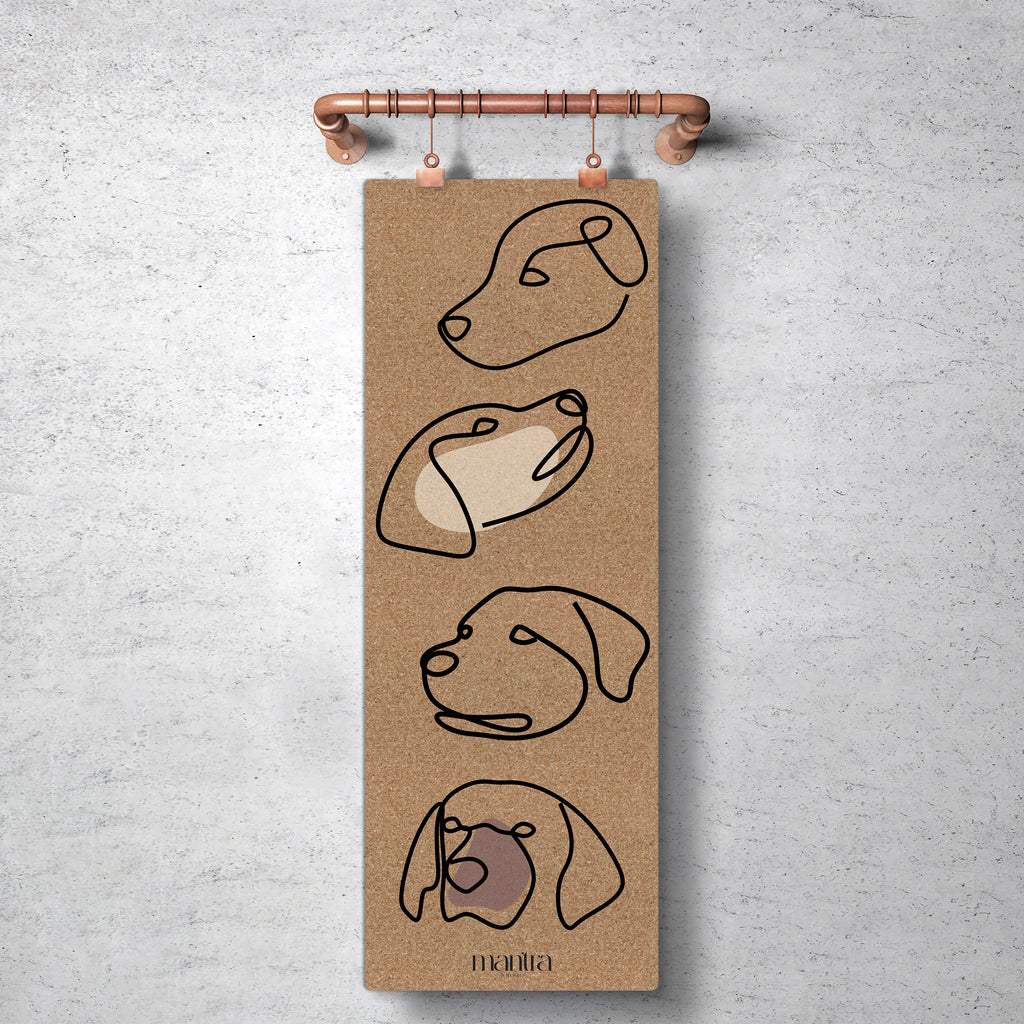 DOG CORK YOGA MAT