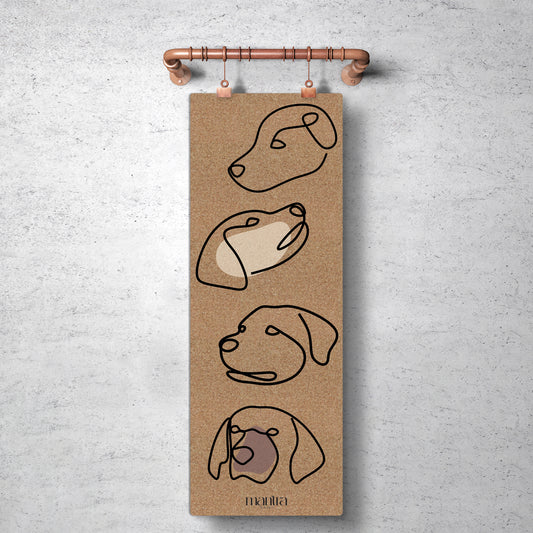 DOG CORK YOGA MAT