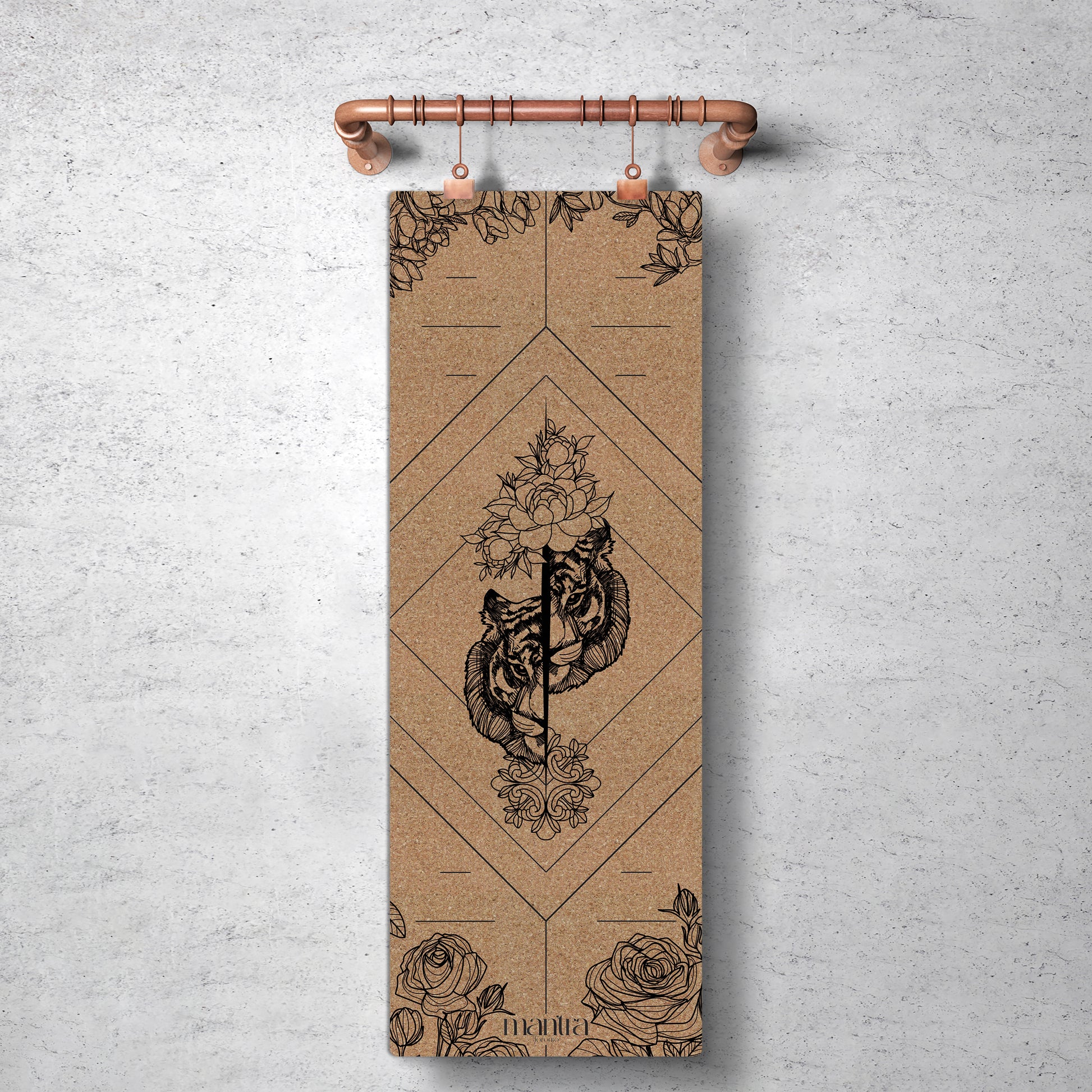 TIGER CORK YOGA MAT